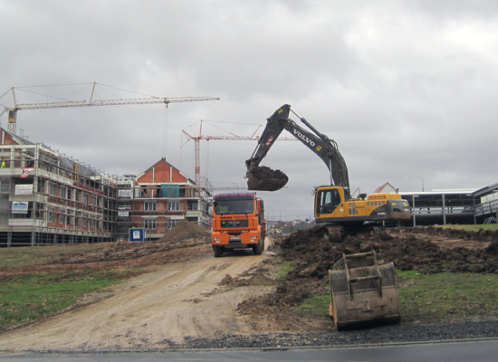 Vorbereitende Arbeiten „Neue Ortsmitte“ in Künzell – 2013