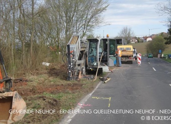 Sanierung Quellenleitung Neuhof – Niederkalbach