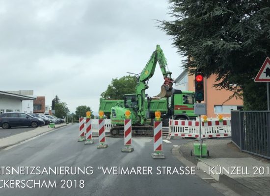 Ortsnetzsanierung „Weimarer Straße“ – Künzell 2018